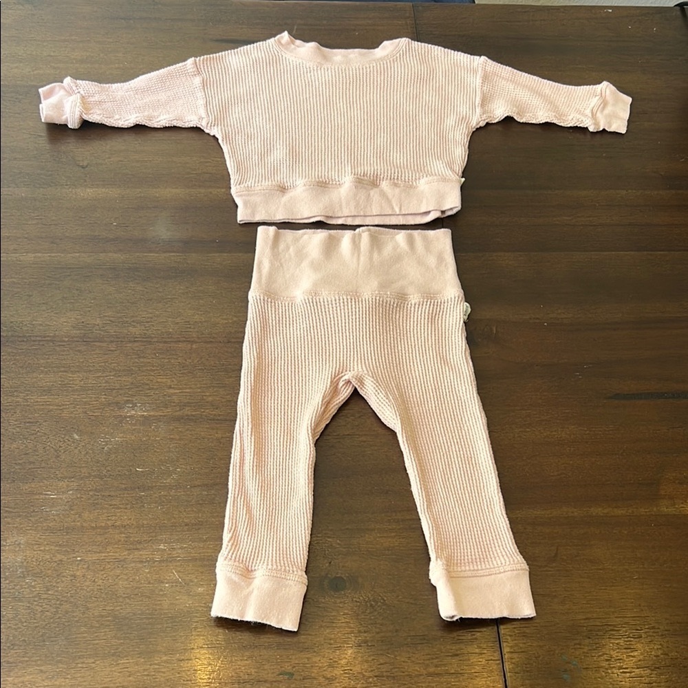 BONDS Dusty Rose Waffle matching set